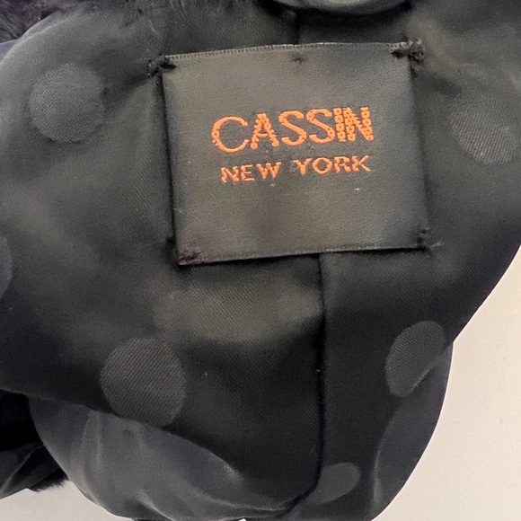 Cassin New York Black Bolero/Evening Cocktail Jacket Shrug, Size M - Picture 11 of 16